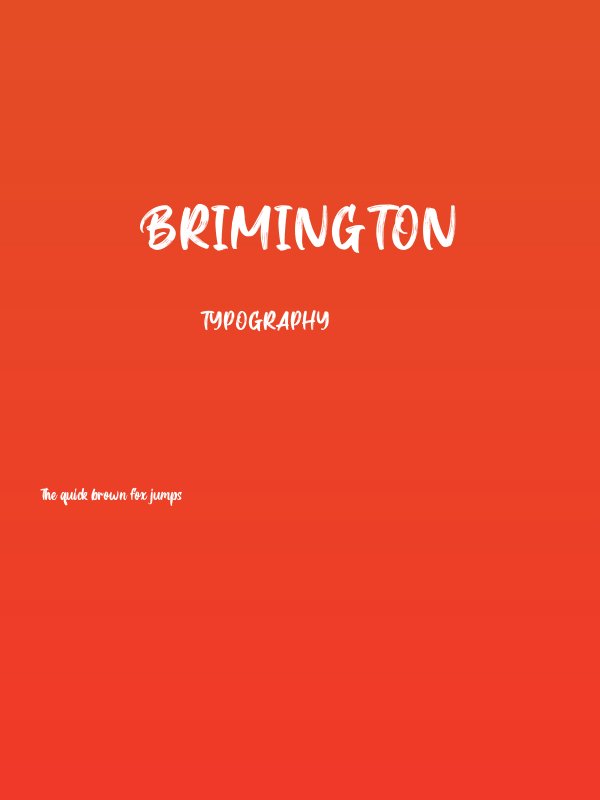 Brimington Poster