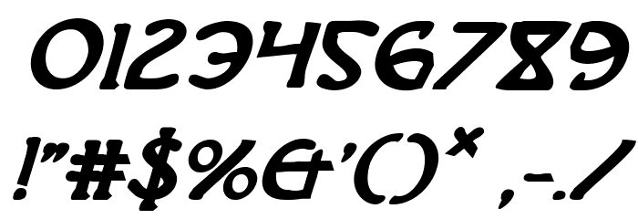 Brin Athyn Bold Italic Font OTHER CHARS