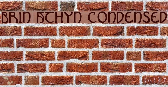 Brin Athyn Condensed Font examples