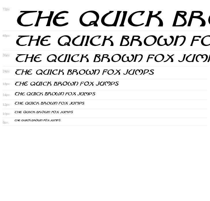 Brin Athyn Expanded Italic Waterfall