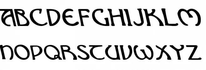 Brin Athyn Italic خط أحرف صغيرة