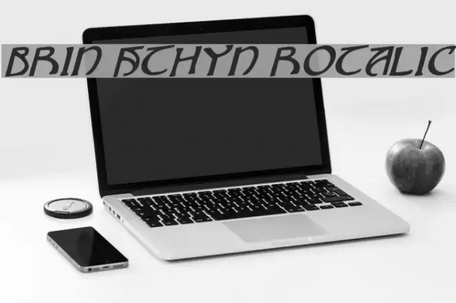 Brin Athyn Rotalic Font examples
