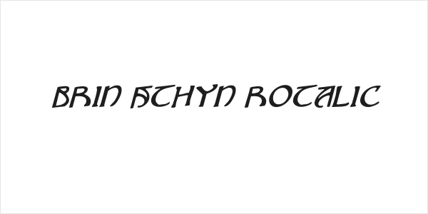 Brin Athyn Rotalic Logo