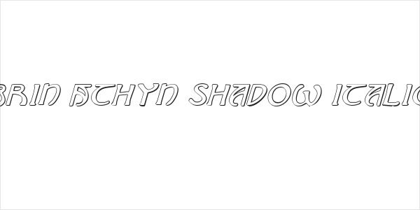 Brin Athyn Shadow Italic Logo