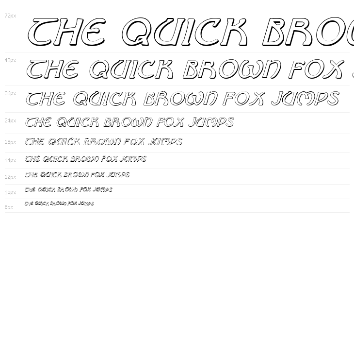 Brin Athyn Shadow Italic Waterfall