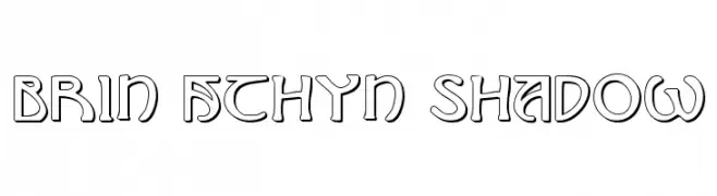 Brin Athyn Shadow  les polices de caractères gratuit tlcharger