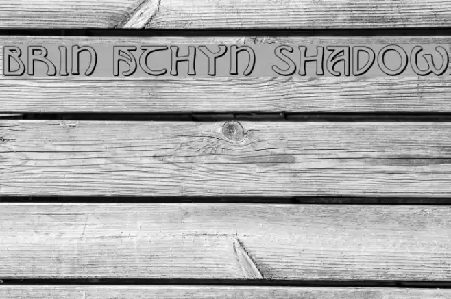 Brin Athyn Shadow Font examples