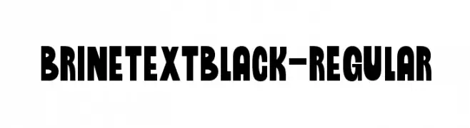 BrinetextBlack-Regular  les polices de caractères gratuit tlcharger