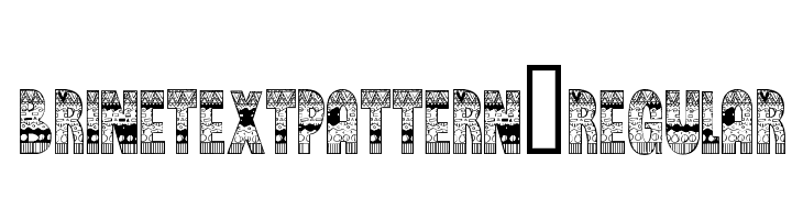 BrinetextPattern-Regular  नि: शुल्क फ़ॉन्ट्स डाउनलोड