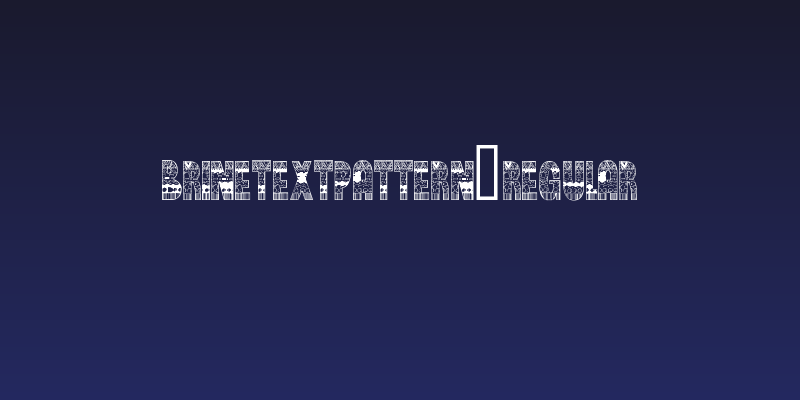 BrinetextPattern-Regular Social Header