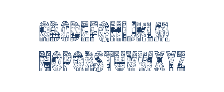 BrinetextPattern-Regular Lowercase