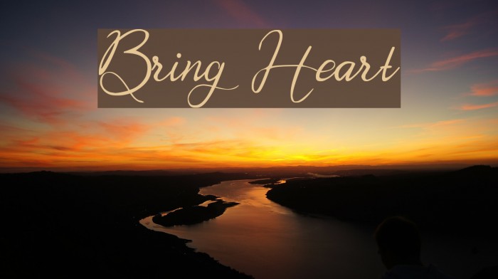 Bring Heart لخطوط تنزيل examples