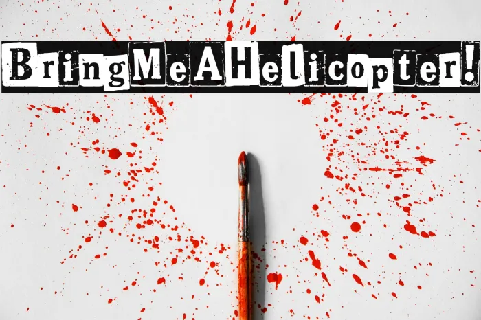 Bring Me A Helicopter! Example 3