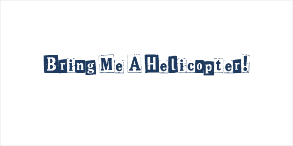 Bring Me A Helicopter! Logo