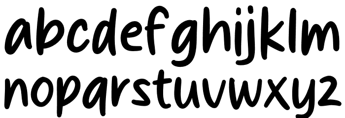 Bring Me Stick Font LOWERCASE