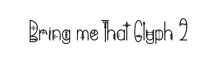 Bring me That Glyph 2  Free Fonts Download
