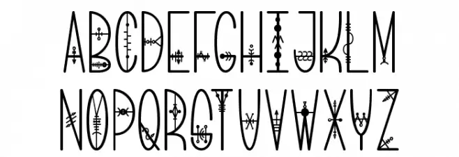 Bring me That Glyph 2 Schriftart Groß