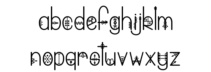 Bring me That Glyph 2 Font LOWERCASE