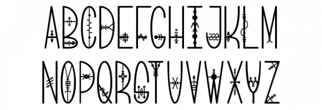 Bring me That Glyph Fonte MAIÚSCULAS