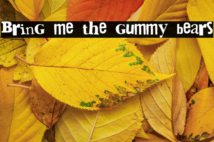 Bring me the gummy bears Example 2