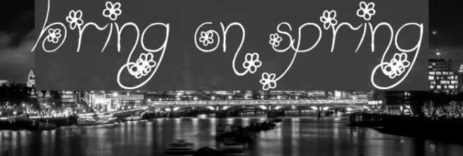 Bring on Spring Font examples