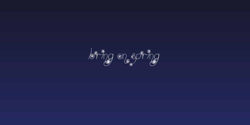 Bring on Spring Social Header