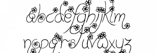 Bring on Spring Font LOWERCASE