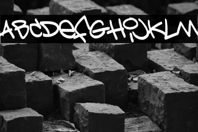 Bring tha noize Font examples