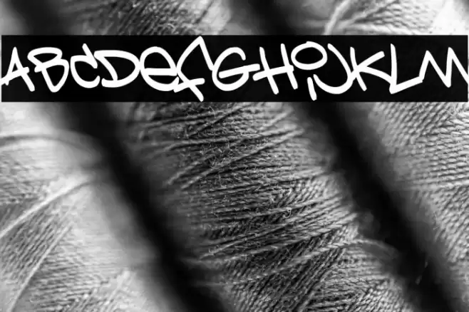 Bring tha noize Font examples