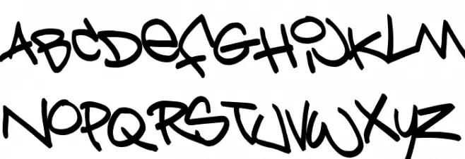 Bring tha noize Schriftart Kleinbuchstaben