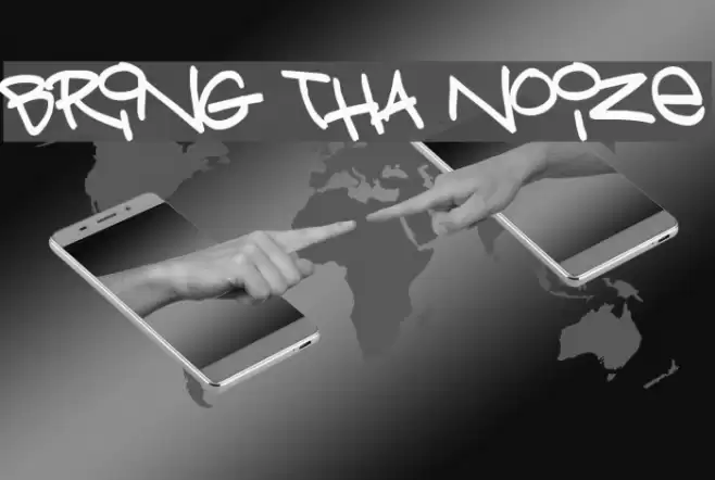 Bring tha noize Font examples