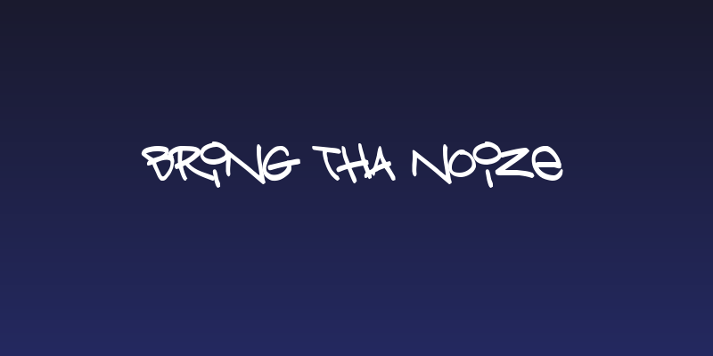 Bring tha noize Social Header