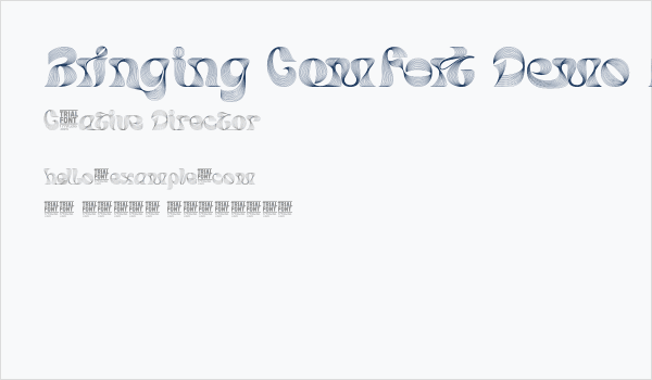 Bringing Comfort Demo Regular Business Card