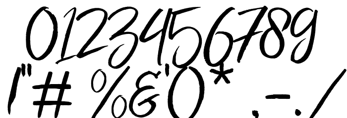 Bringshoot Font OTHER CHARS