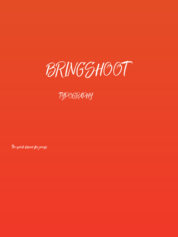 Bringshoot Poster