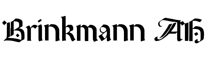 Brinkmann AH  baixar fontes gratis