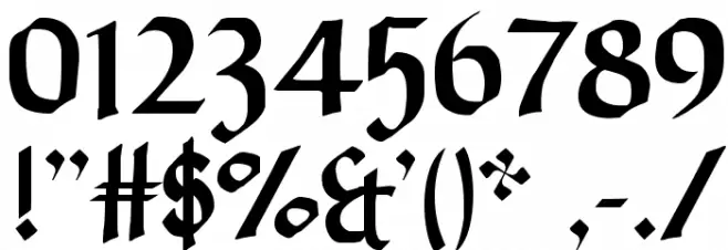 Brinkmann AH Font OTHER CHARS