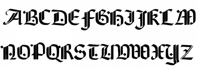 Brinkmann AH Schriftart Groß