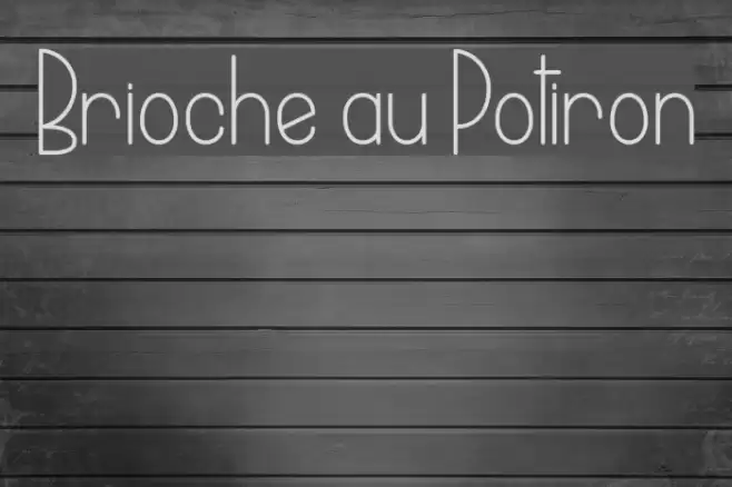 Brioche au Potiron Font examples