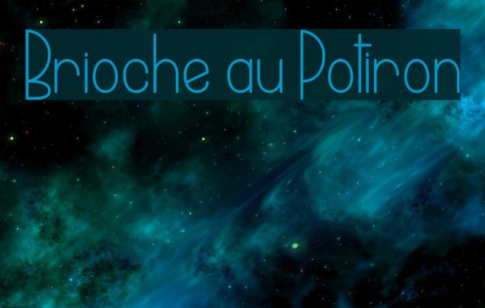 Brioche au Potiron Font examples