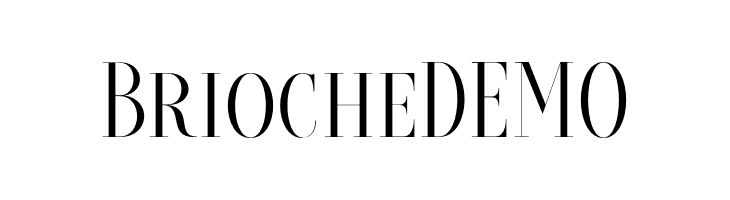 BriocheDEMO  フリーフォントのダウンロード
