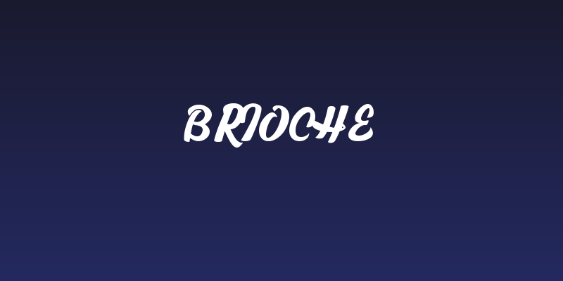 Brioche Social Header