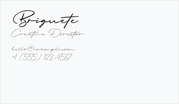 Briquete Business Card