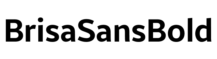 Brisa Sans Bold  Free Fonts Download