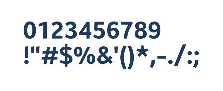 Brisa Sans Bold Other Characters