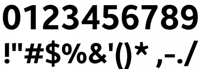 Brisa Sans Bold Font OTHER CHARS