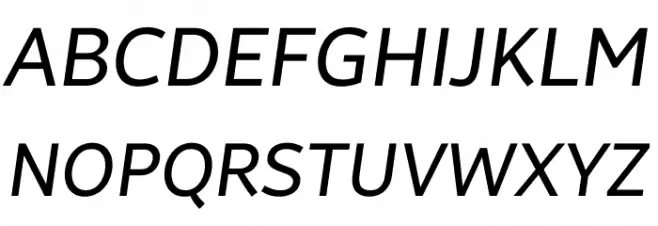 Brisa Sans Italic خط أحرف كبيرة