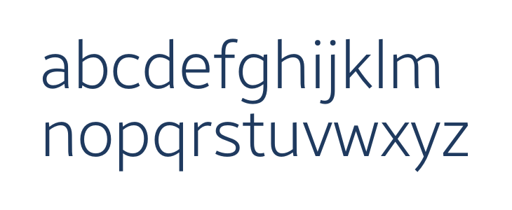 Brisa Sans Light Lowercase