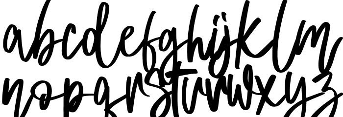 Brisella - Personal Use Font LOWERCASE
