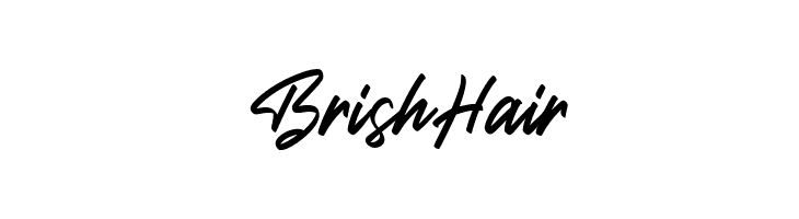 Brish Hair  font caratteri gratis